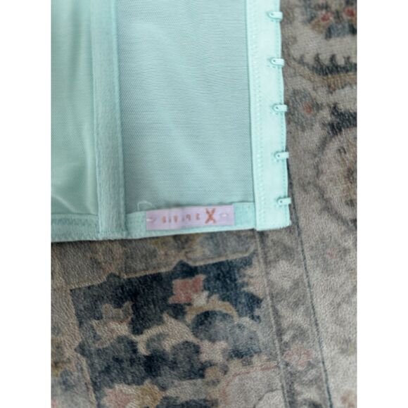 Savage x Fenty Women's "Queen of the Galaxy" Blue Light Embossed Corset Size 3XL - Picture 6 of 9